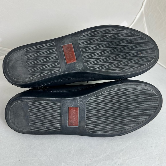 Ted Baker London Men's Princc Leather Blue Black Casual Oxford Dress Sneakers, 8 - Picture 11 of 12